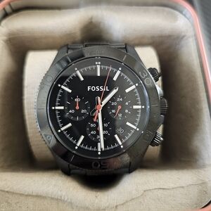 FOSSIL Retro CH2863 Traveler Chronograph Black Dial